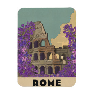 Rom Reisen Vintage Poster Magnet