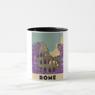 Rom Reisen Vintage Poster Tasse