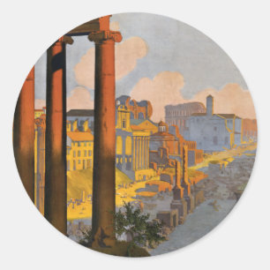 Rom Runder Aufkleber