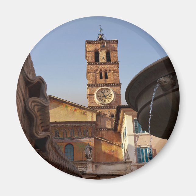 Rom - Santa Maria in Trastevere Magnet (Vorne)