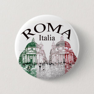 Rom stempelte button