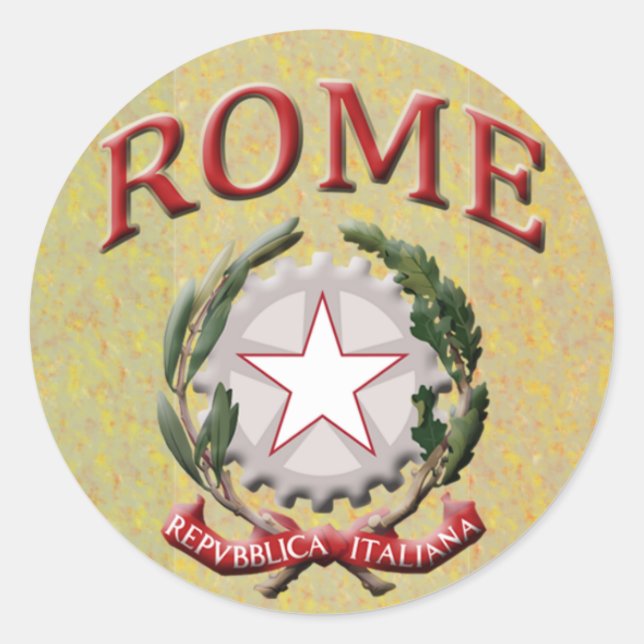 Rom Sticker (Vorderseite)