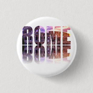 Rom-Text-Souvenir-Platz Button