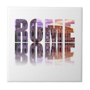 Rom-Text-Souvenir-Platz Fliese