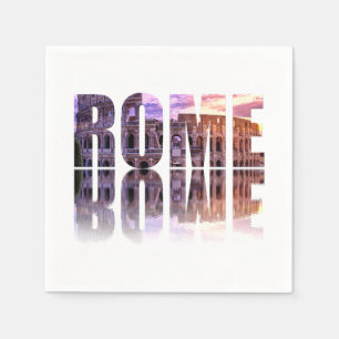 Rom-Text-Souvenir-Platz Serviette