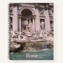 Rom, Trevi Brunnen Kruste. Notizbuch