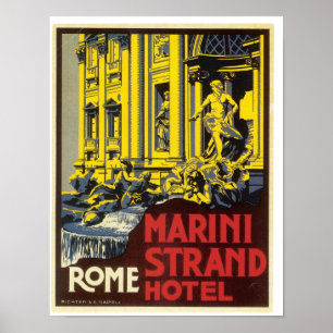 Rom-Trevi-Brunnen Poster