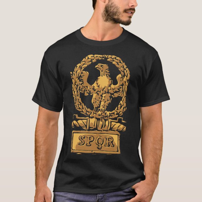 Rom und die Antike Welt - SPQR T-Shirt (Vorderseite)