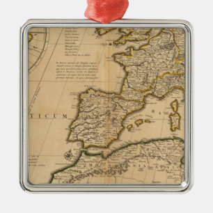 Rom und Osthemisphäre Silbernes Ornament