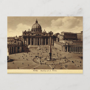 Rom, Vatikan, Petersplatz Postkarte