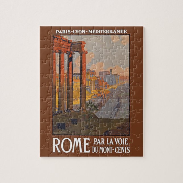 Rom Vintag Reise Puzzle (Vertikal)