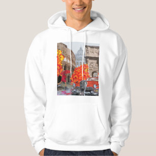 Rom-Vintage-Poster mit Raingesang Hoodie