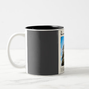 Rom Vintage Wasserfarbenreise Zweifarbige Tasse