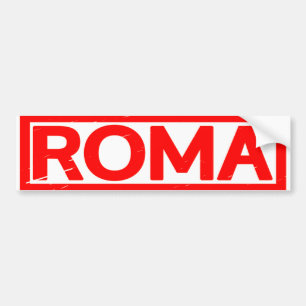 Roma-Briefmarke Autoaufkleber