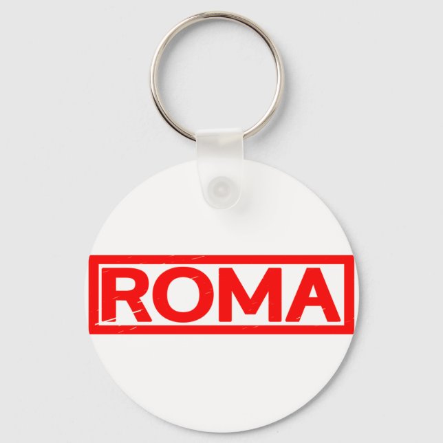 Roma-Briefmarke Schlüsselanhänger (Vorderseite)