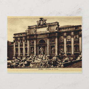 Roma Brunnen von Trevi Postkarte