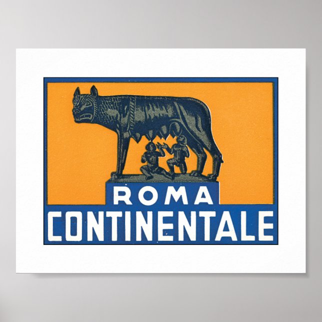 Roma Continentale Poster (Vorne)