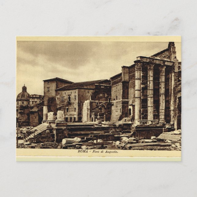 Roma, Forum Augustus Postkarte (Vorderseite)