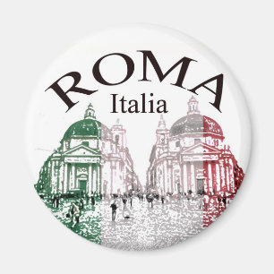 Roma gestempelt magnet