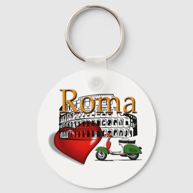 Roma in my Heart Schlüsselanhänger (Vorderseite)