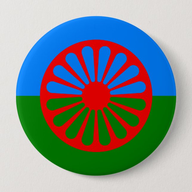 Roma, Indien Button (Vorderseite)
