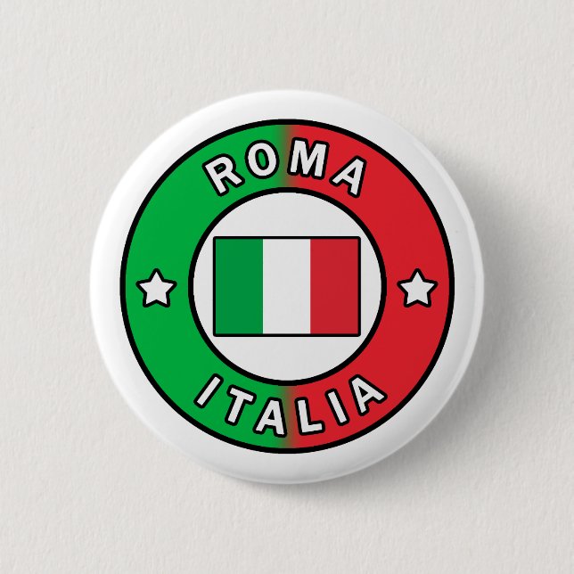Roma Italia Button (Vorderseite)