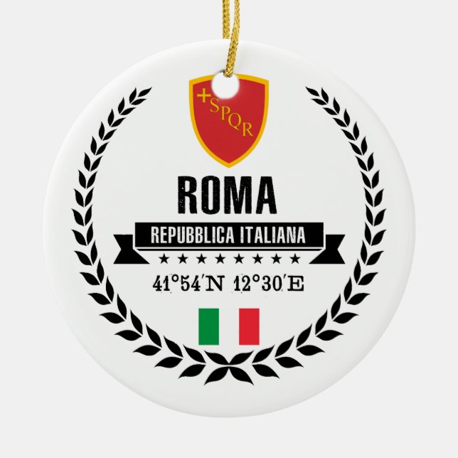 Roma Keramikornament (Vorne)