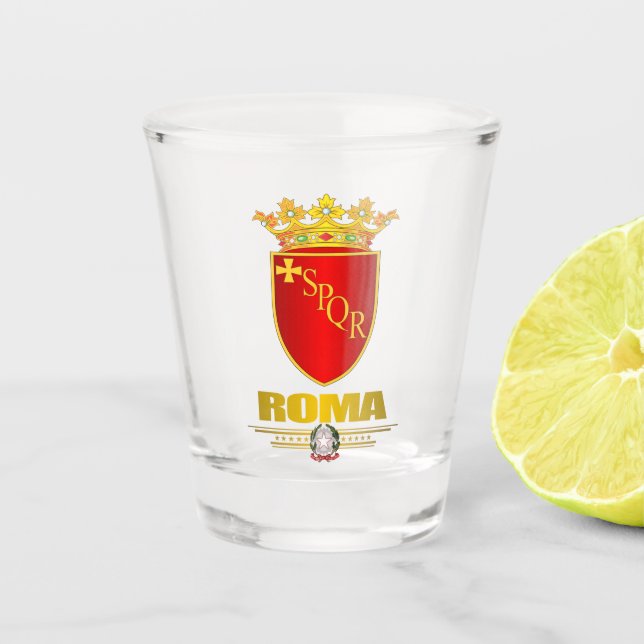Roma (Rom) Bekleidung Schnapsglas (Vorderseite)