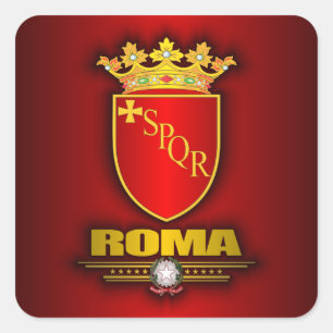 Roma (Rom) Quadratischer Aufkleber