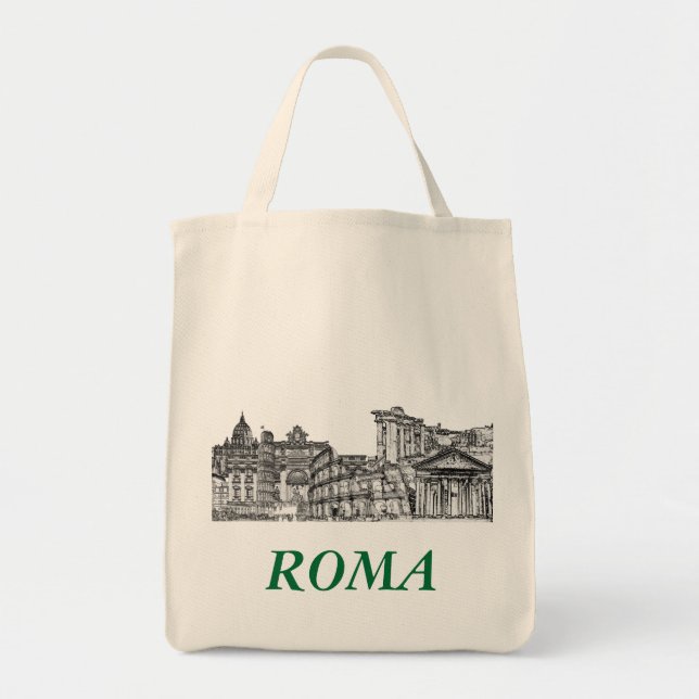Roma, Rom... Reiseartikel Tragetasche (Vorne)