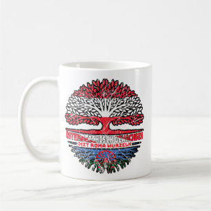 Roma Romani Österreichisch Baum Wurzel Kaffeetasse