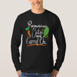 Romain und Carrot Design für Veggie und Veganer T-Shirt