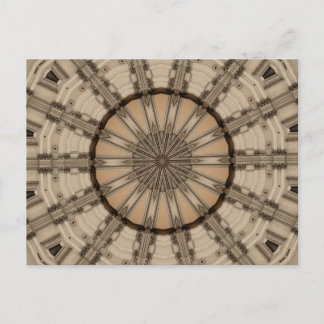 Roman Abstrakt Art Kaleidoskop Grafikdesign Postkarte
