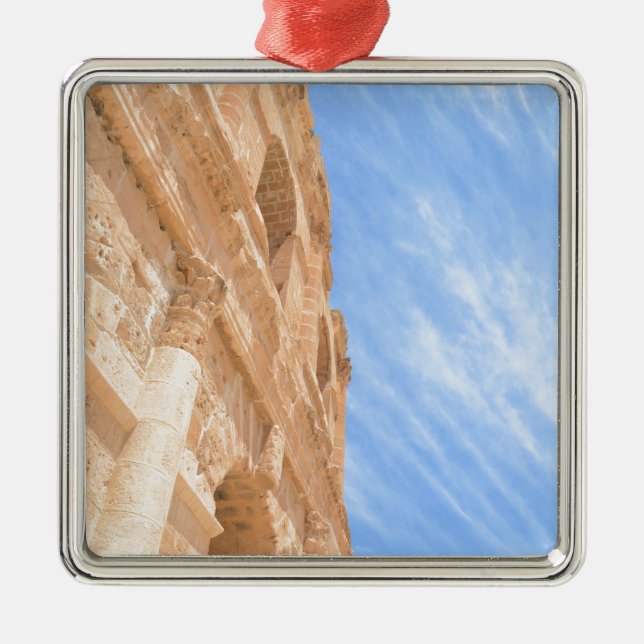 Roman Ampitheatre Silbernes Ornament (Vorne)
