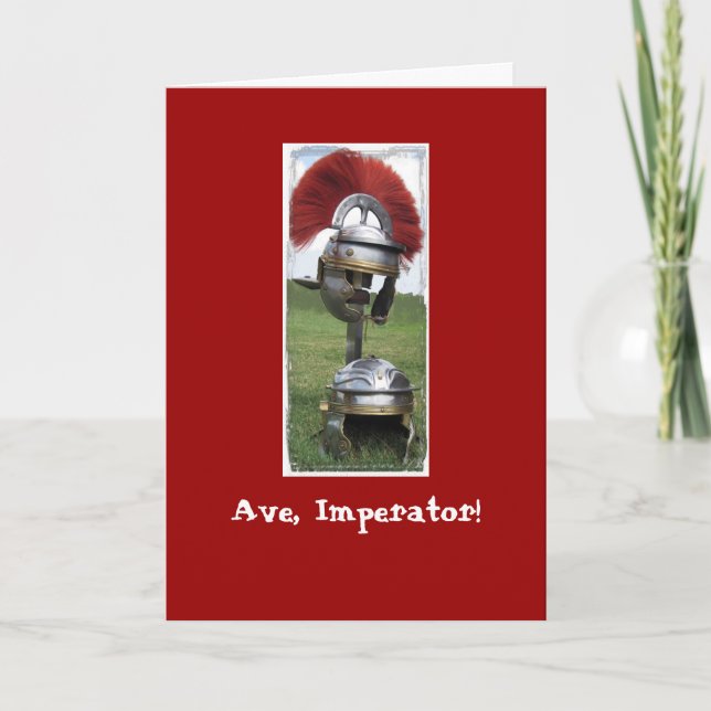 Roman Birthday Card Karte (Vorderseite)