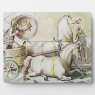 Roman Charioteers, aus "Costumi dei Romani", engr Fotoplatte