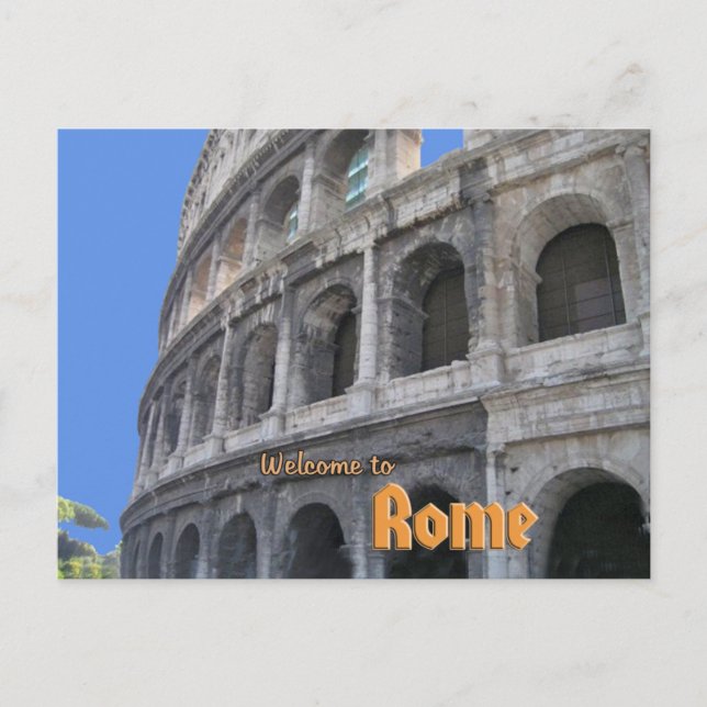 Roman Coliseum Postkarte (Vorderseite)