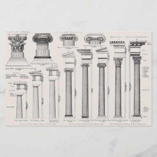 Roman Columns Types Architectural Zeichnend