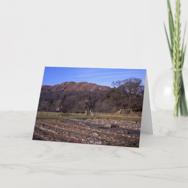 Roman Fort Ambleside England Dankeskarte (Vorderseite)