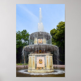 Roman Fountain, Peterhof, Russland Poster