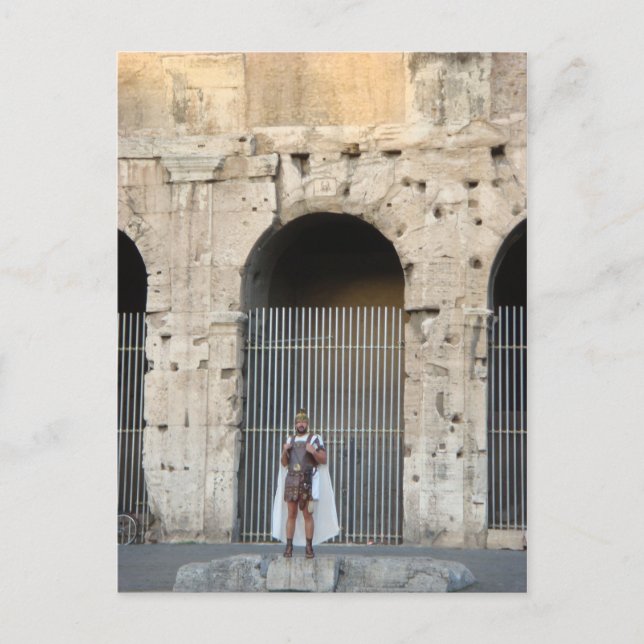 Roman Gladiator Postkarte (Vorderseite)