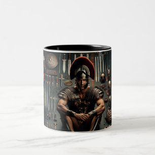 Roman Gladiator Valor Zweifarbige Tasse