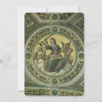 Roman Goddess Justice mit Engeln von Raphael