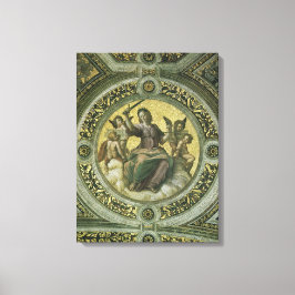 Roman Goddess Justice mit Engeln von Raphael Leinwanddruck