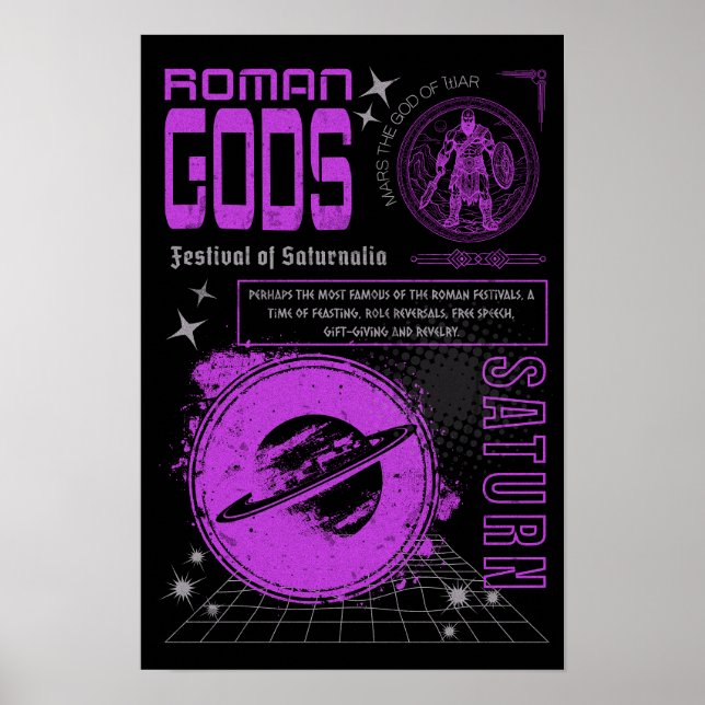Roman Gods Poster (Vorne)