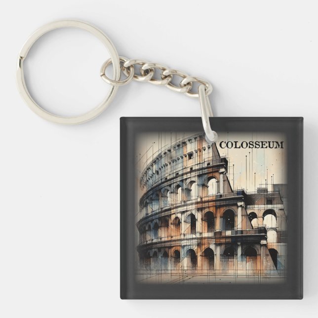 Roman Kolosseum Italien Europa Schlüsselanhänger (Vorderseite)