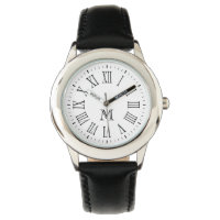 Roman Monogram Black
