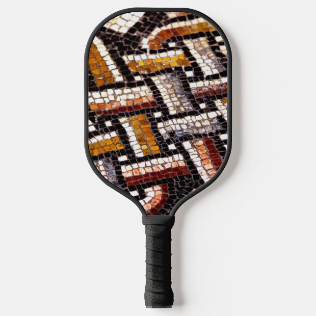 Roman Mosaik Pickleball Schläger (Vorderseite)
