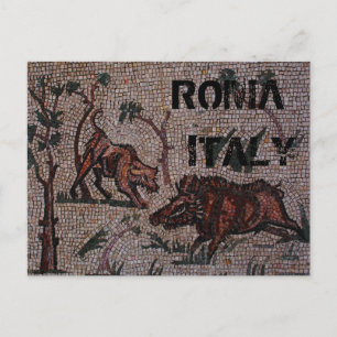Roman Mosaik Postkarte