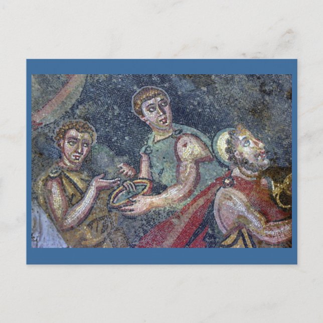 Roman Mosaik Postkarte (Vorderseite)